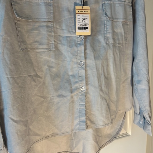 Matchstick linen top grey XXL NWT lightweight workwear relaxed neutral office - Picture 14 of 15